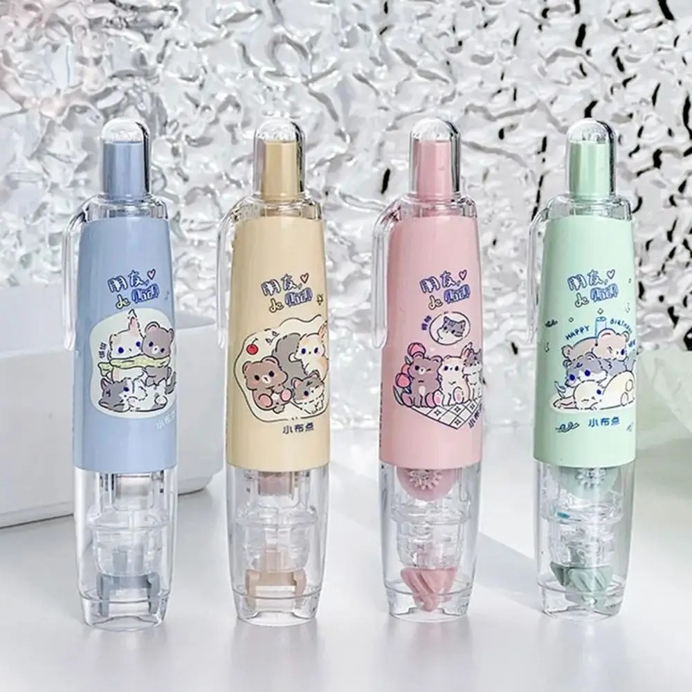 

Cartoon Press-On Dot Glue Office Ledger Supplies Stationery Roller Glue Tape Student Study Exam Pen Style