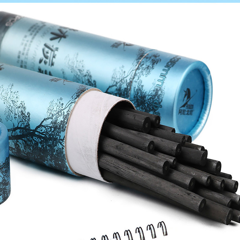 

6/25PCS Cotton Willow Charcoal Set for Artist Sketch Painting Design Special Charcoal Pen Feels Smooth and Not Easy To Crack