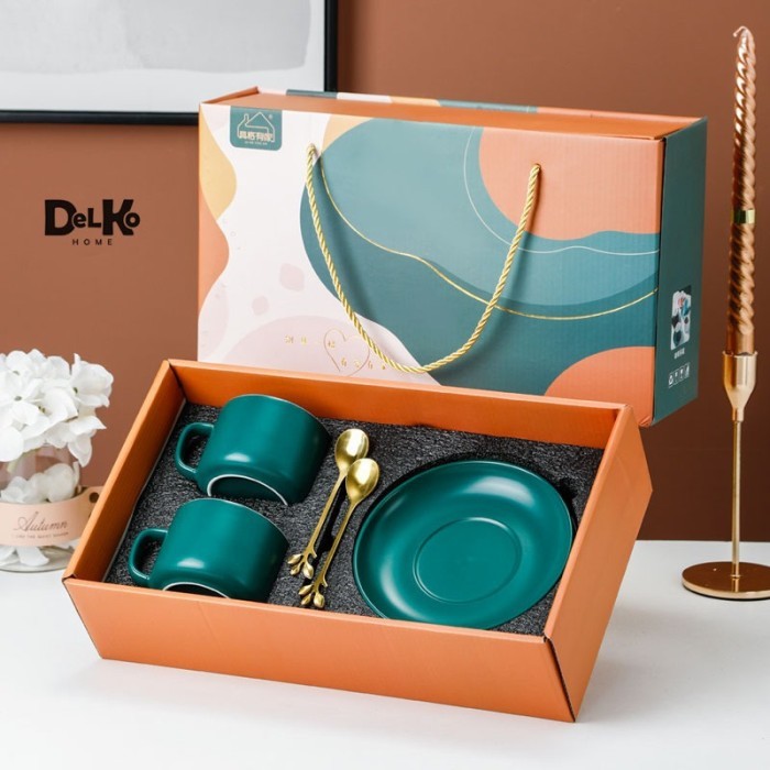 Green Mug hampers kado / hampers gelas mug / kado hampers lebaran