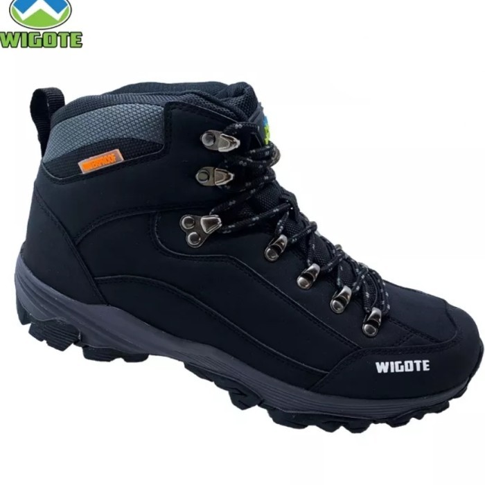Sepatu Outdoor Waterproof Wigote Mammut Black - 39
