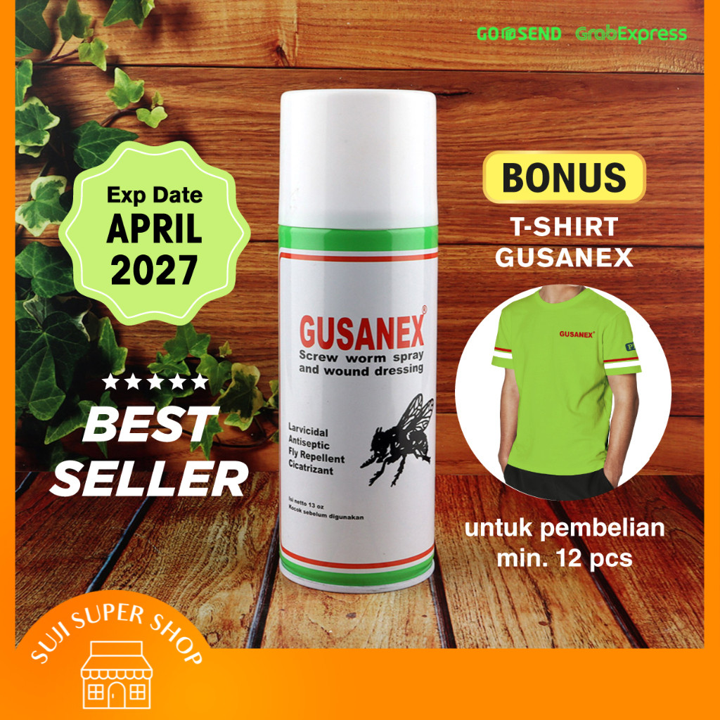Gusanex Spray Obat Semprot Anti Lalat untuk Luka Hewan 100% Original