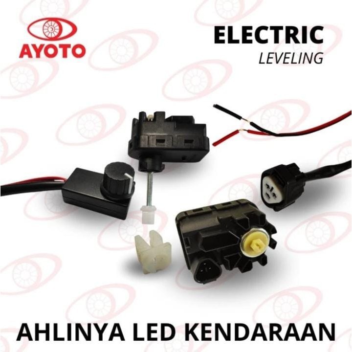 AUTO LEVELING ELEKTRIK AYOTO FULL SET BILED PROJIE MOTOR MOBIL