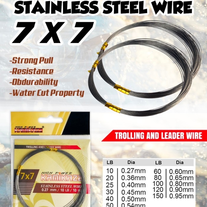 neklin pancing kamikaze bagus type 7x7 neklin serabut