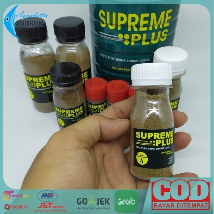 Artemia Supreme Plus Repack 40gr Golden west Pakan Burayak cupang gupy