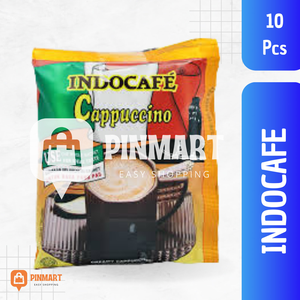 

Kopi Sachet Rencengan Indocafe Cappucino 25 Gr x 10 Sachet