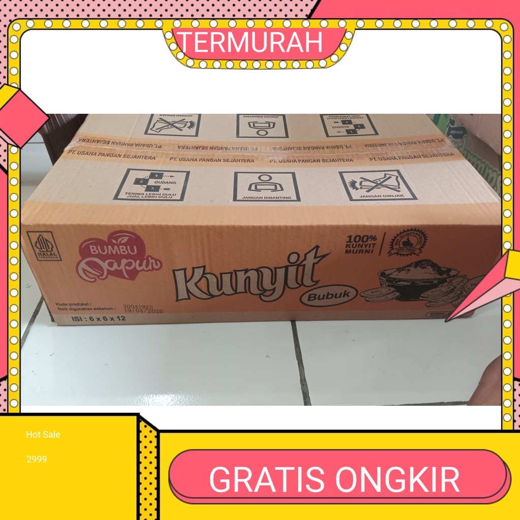 

PROMO 1 DUS Lada Bubuk/Bawang Putih Bubuk/Ketumbar Bubuk/Kunyit bubuk/Pala bubuk by BUMBU DAPUR