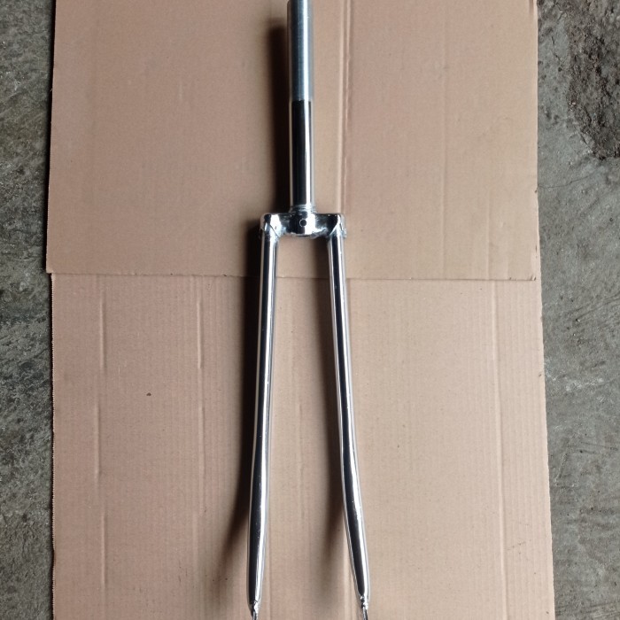 fork sepeda 27 balap/roadbike/fixie jadul crome/chrome taiwan