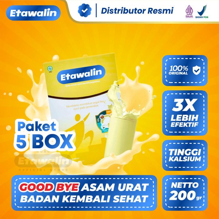 

[[PROMO]]BEST SELLER Etawalin Susu Nyeri Sendi Pegal Linu Tulang Keropos Rematik isi 5 BOX