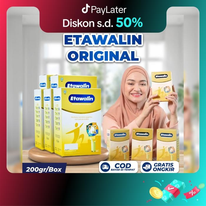

[[PROMO]]BEST SELLER Paket 5 Box Etawalin Original Susu Bubuk Kambing Etawa Bantu Masalah Asam Urat Nyeri Sendi Dan Pegal Linu Dairy Milk