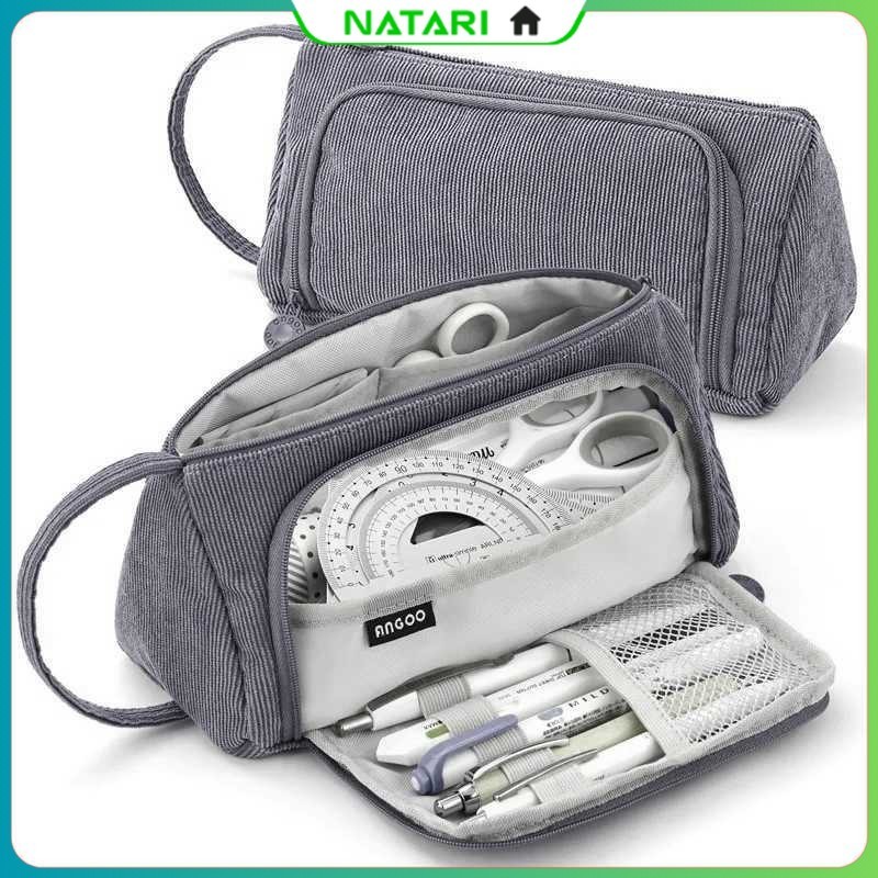 

Toddi Tempat Pensil Multi Layer Pencil Case Pouch Stationery - KV23