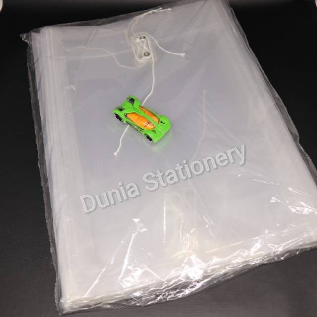 

Map tali plastik bening transparant