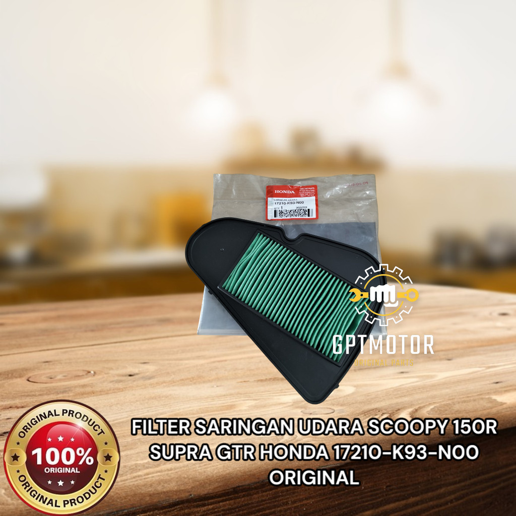 FILTER SARINGAN UDARA SCOOPY ESP K93 HONDA 17210-K93-N00 ORIGINAL