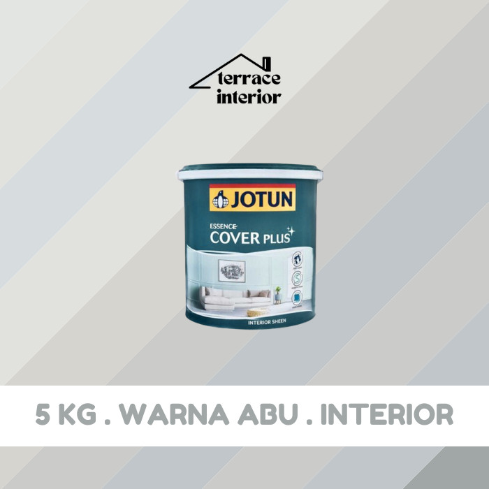 Cat Tembok Jotun Cover Plus Warna Abu 5 kg