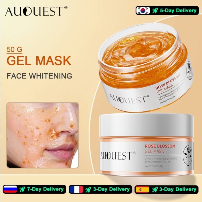 AUQUEST Rose Essence Face Mask Skin Care Whitening Brightening Jelly