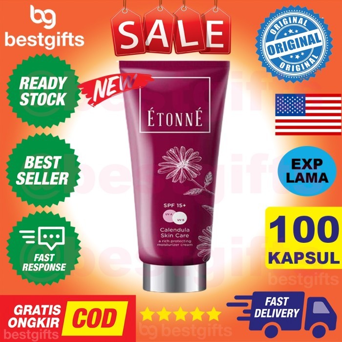 JUAL ETONNE E TONNE CALENDULA SKIN CARE CREAM ANTI BENTOL GIGITAN NYAMUK LUKA BAKAR IRITASI KULIT 10