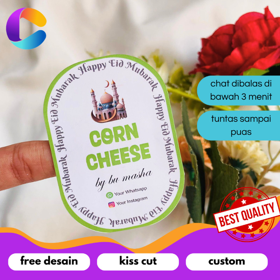 

Cetak INC STIKER OVAL / STIKER KUE / STIKER MAKANAN / LABEL KUE KERING / LABEL MAKANAN / LABEL TOPLES