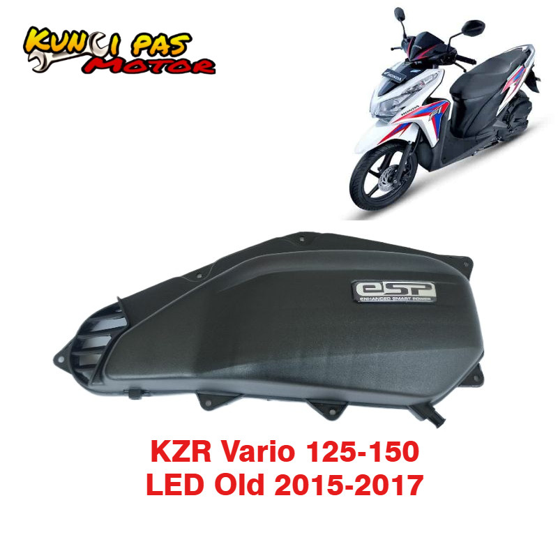 Cover Tutup Box Filter Udara Vario 125 Old KZR Vario 125-150 LED Old 2015-2017 Original Kunci pas Mo