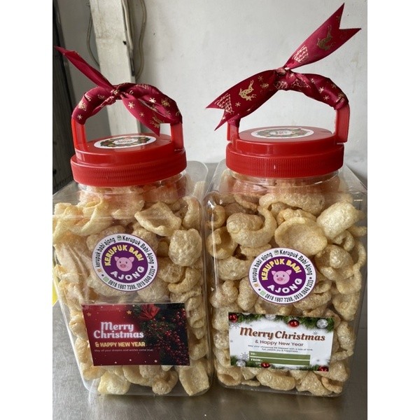 

Kerupuk Babi Ajong Premium 5 Liter Fresh & Renyah