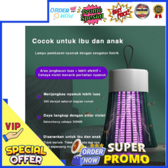 Bisa COD Lampu Pengusir Nyamuk Elektrik Perangkap Serangga UV Insect Killer Hemat Listrik Ampuh