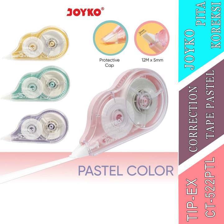 

Correction tape pastel Joyko CT-522PTL