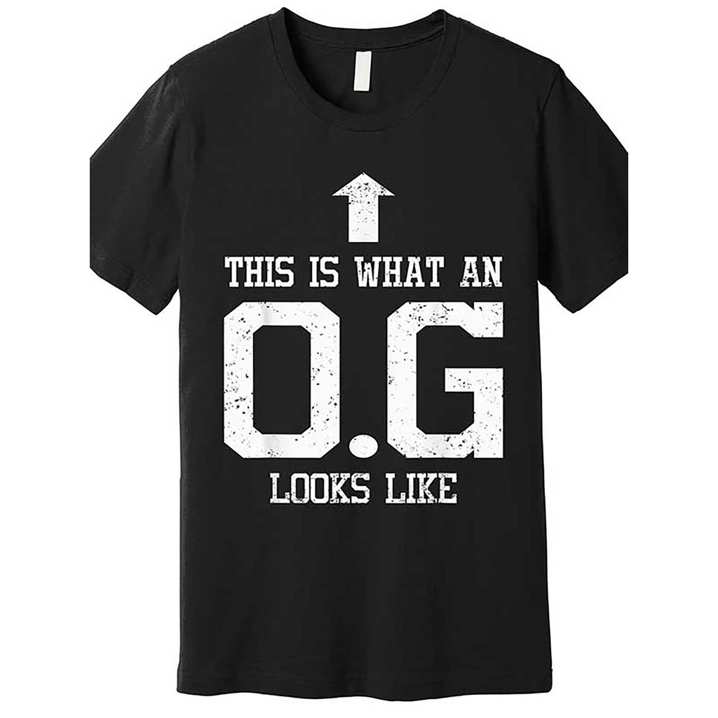 Kaos OG Original Gangster Pria  Hadiah Untuk Ayah Kakek Paman  Kaos Pendek B26000656