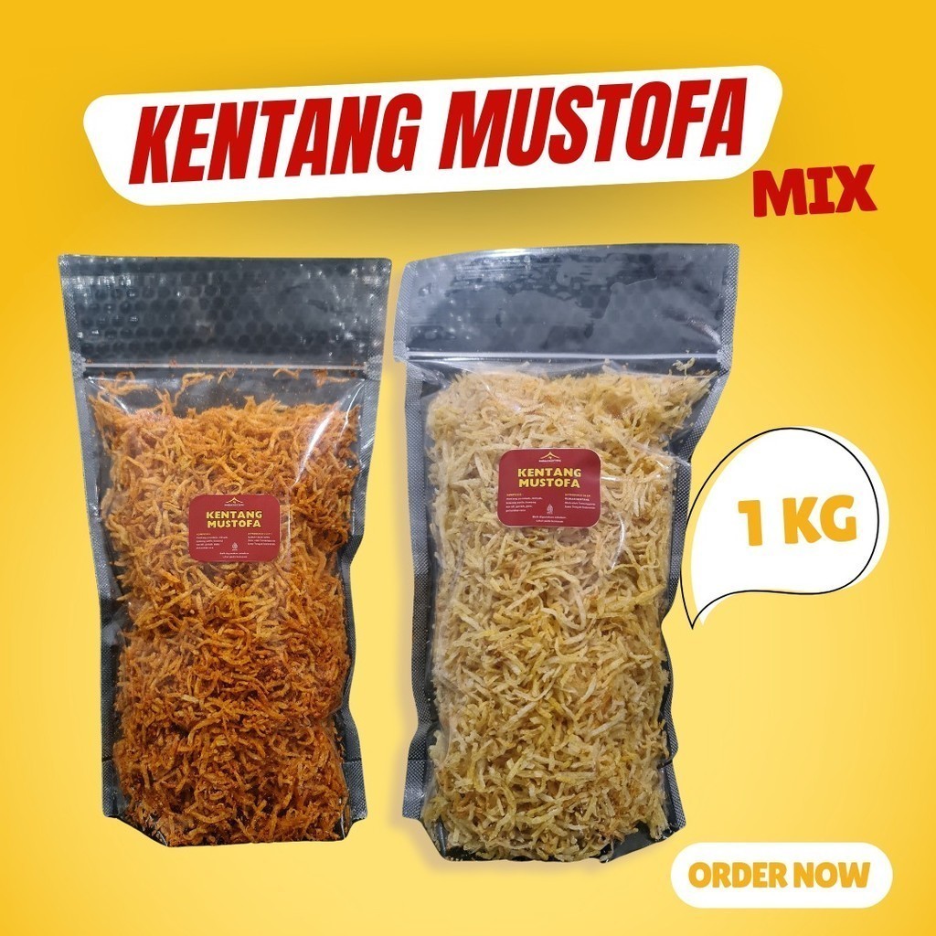 

COD kentang mustofa kering original (kricep) 1kg | KENTANG MUSTOFA GURIH KRIUK
