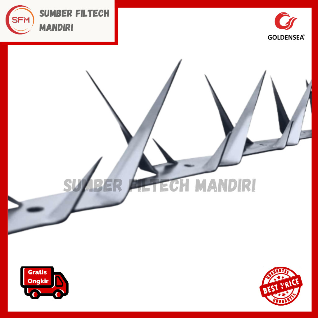 Kawat Wall Spike (2mm) Anti Maling Panjat Tembok Kawat Duri (Medium)