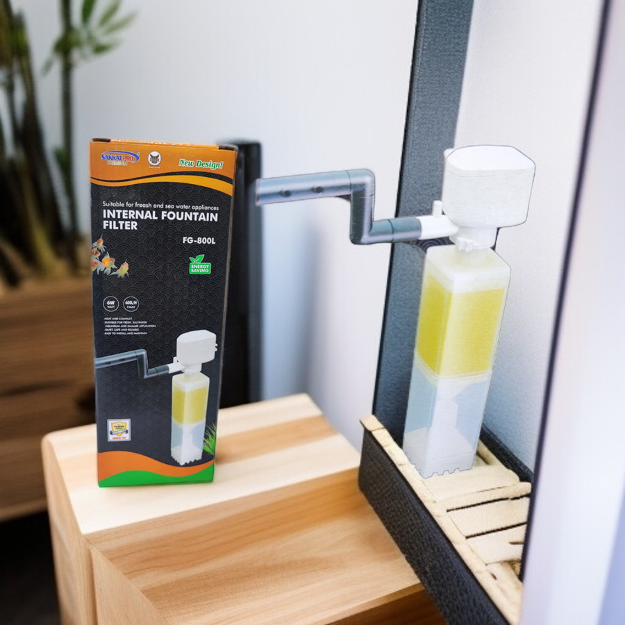 SAKKAI PRO FG 800L FISH TOILET FG-800L POMPA INTERNAL FILTER AQUARIUM AQUASCAPE