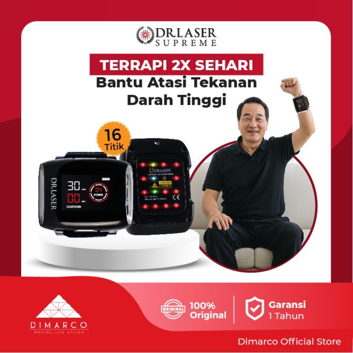 DR LASER SUPREME 16 TITIK Alat Terapi Hipertensi Kesehatan Terapi