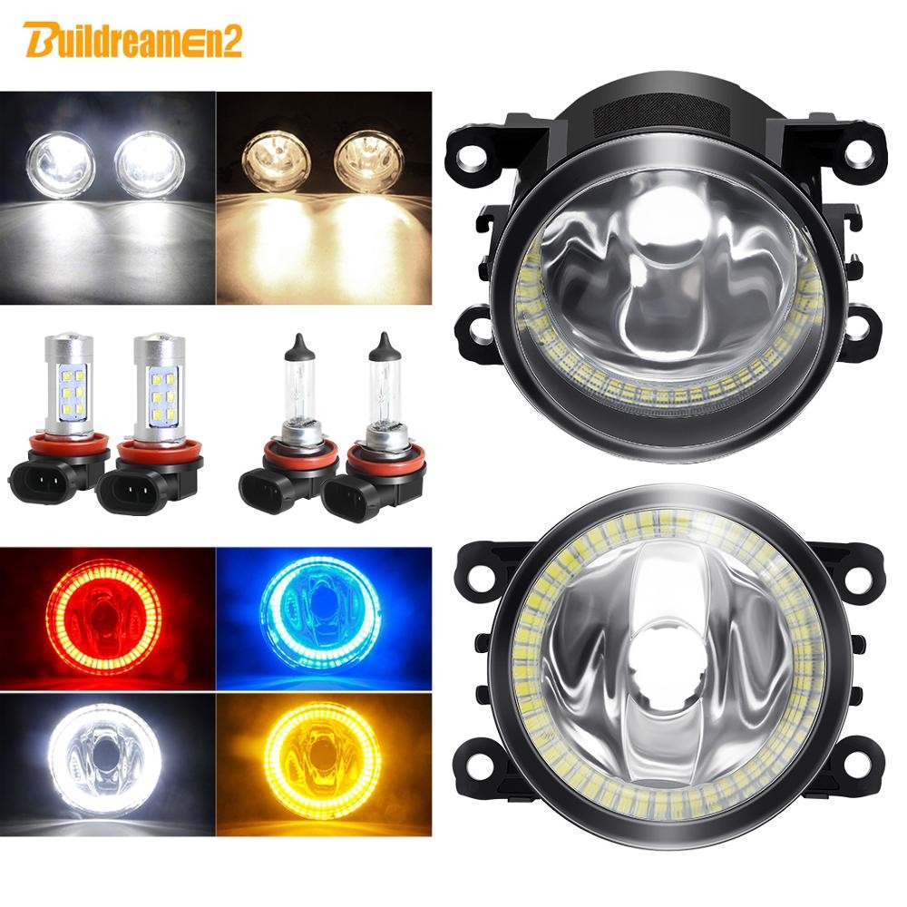Angel Eye Fog Light Car Front Bumper Halo Ring Fog Lamp DRL H11 For Honda Accord CR-V CRV Pilot Cros