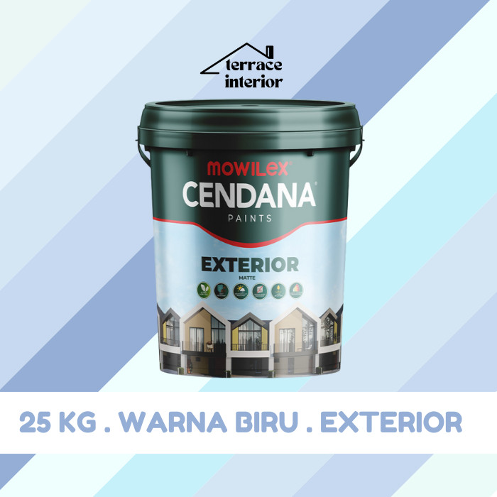 Cat Tembok Mowilex Cendana Exterior Warna Biru 25 kg