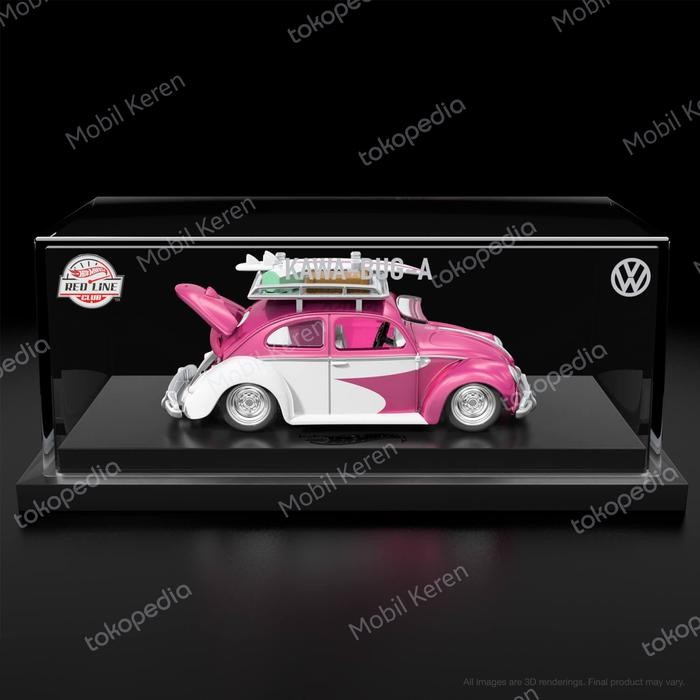 Pee99 Hot Wheels RLC 2023 sELECTIONs SERIES Kawa-Bug-A pink VW Volkswagen
