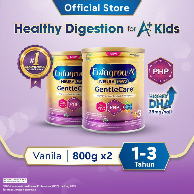 

Enfagrow A+ Gentle Care Susu Formula 800 g [2 Pcs]