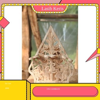 blawong keris gunungan mawar punokawan 250rb asli temuan termewah KRS17