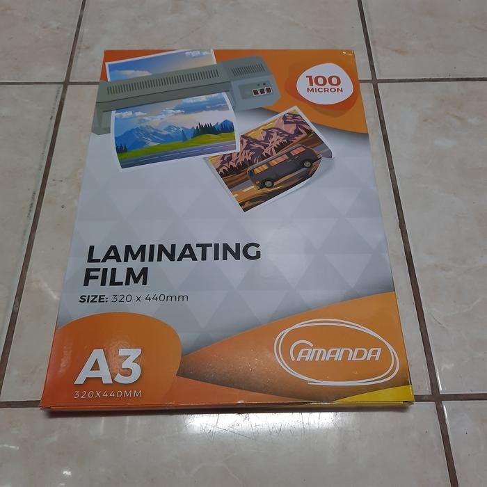 

Plastik Laminating A3 Amanda 100 Micron / Laminating Amanda A3