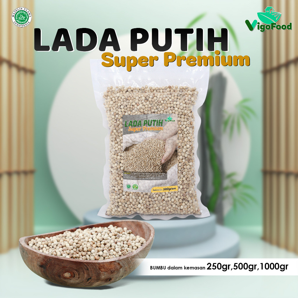 

LADA PUTIH GRADE IMPORT BY VIGOFOOD / MERICA PUTIH / WHITE PEPPER