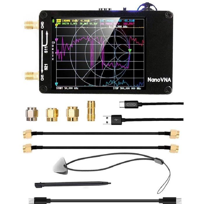 DC99 NanoVNA-H upgrade terbaru antenna Vektor jaringan antena analyzer