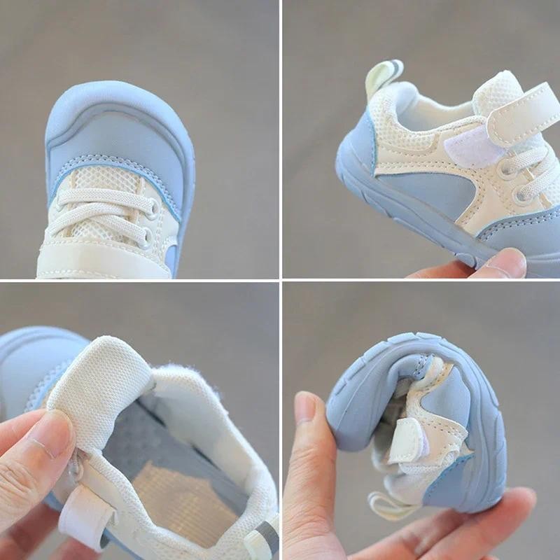 Baby Walking Shoes Boy Soft Soles Anti-skid Children's Casual Sneaker Shoes Mesh Breathable Baby Sho