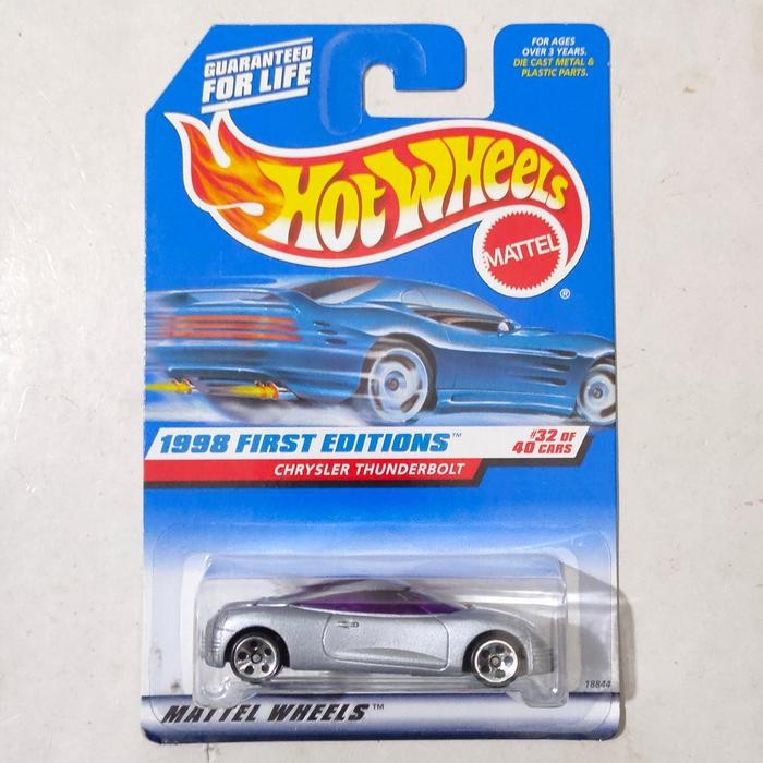 TR99 HW Hot Wheels Chrysler Thunderbolt silver 1998 First Editions