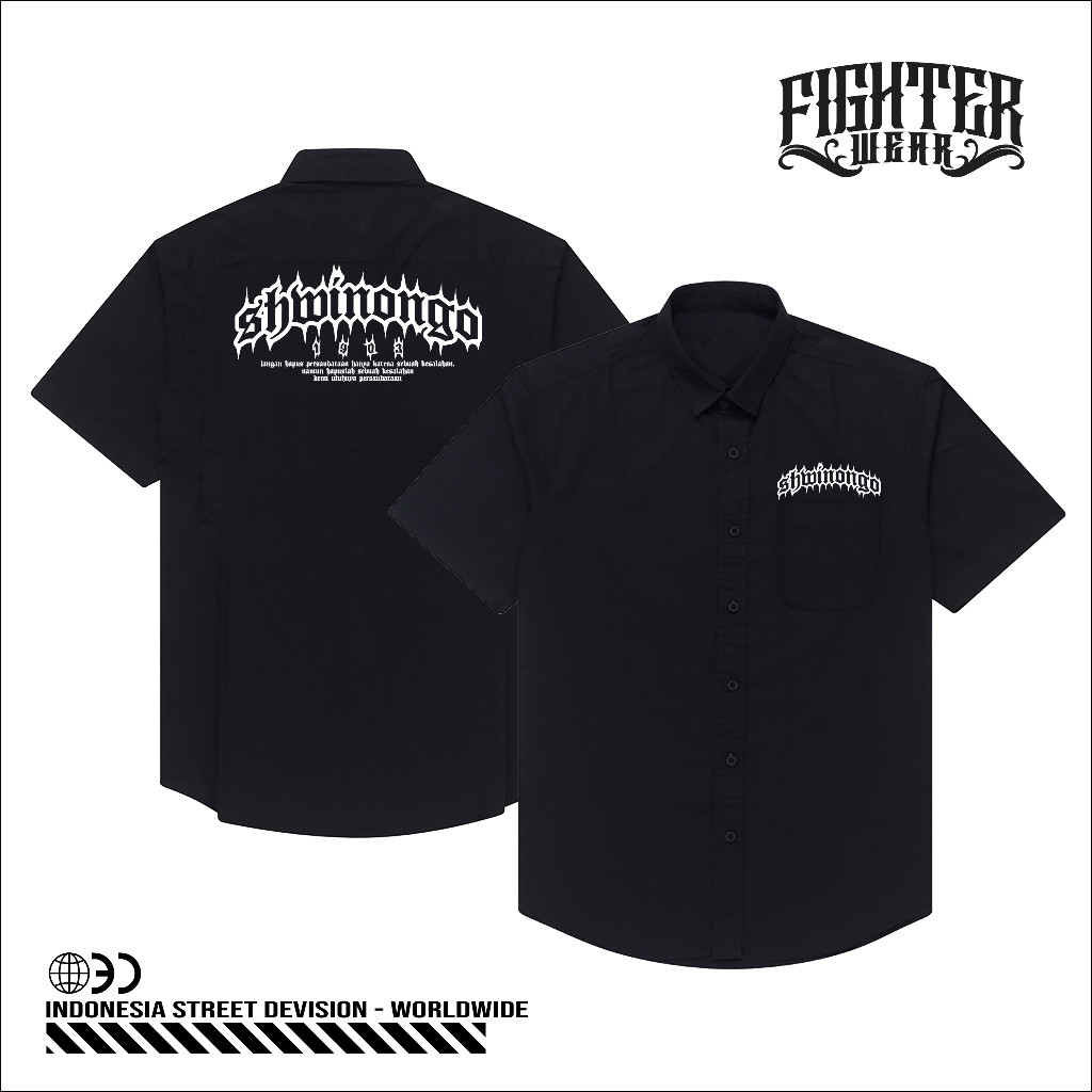 KEMEJA BORDIR PSHW WINONGO PERSIAPAN RAMADHAN, KEMEJA PSHW WINONGO PSHW 1903 By Ninentynine ZL8 YL8