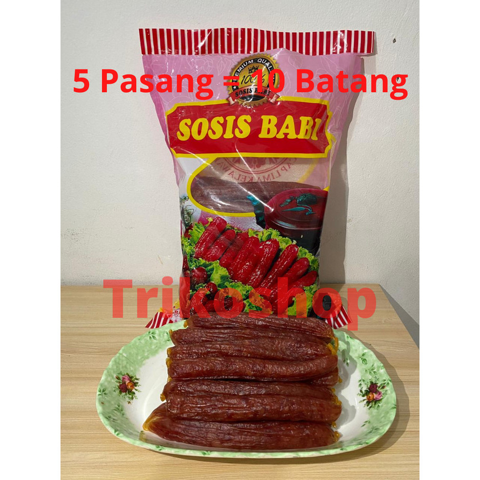 

DG Lapchiong Lapciong Lapcong Lapchong Sosis Babi 5 Pasang / 10 Batang - Biasa