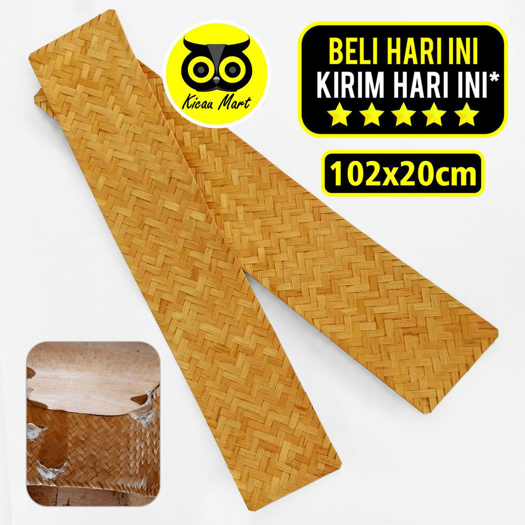 KICAU MART BESEK ANYAMAN BAMBU SARANG WALLET BESEK SIRIP KOLONI WALET BESEK KEPANG BAMBU PANJANG PEL