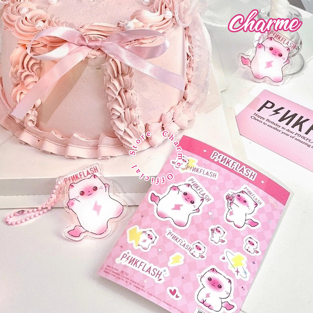 

(READY & ORI) PINKFLASH STICKER STIKER PFT19 PF-T19 HIASAN