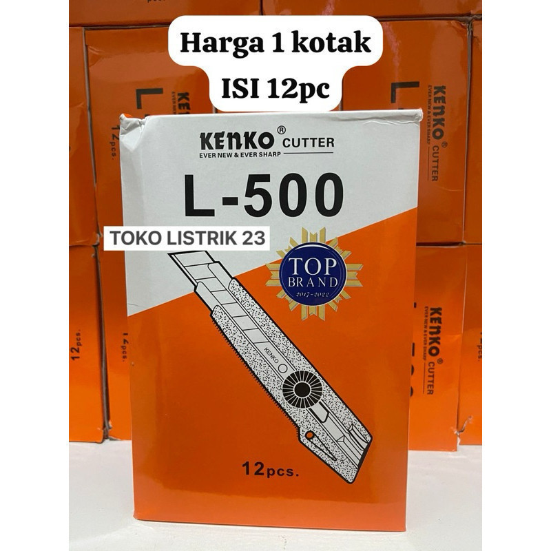 

CUTTER KENKO BESAR L-500 1 KOTAK (ISI 12PC)