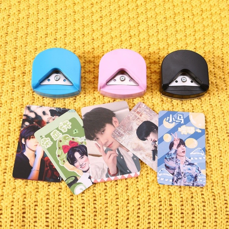 

3PCS Mini Portable Corner Rounder Paper Punch Card Photo Cutter Diy Craft Scrapbooking Tools Maker Machine Paper Trimmer