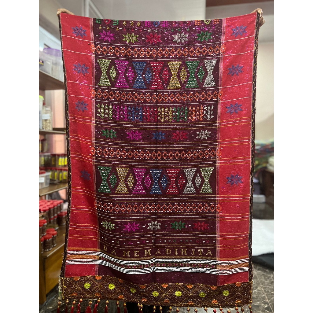 E S / Ulos Sadum Spesial Nauli Jayatri - Sadum Angkola - Ragihotang Perpaduan Silver - Sadum Angkola