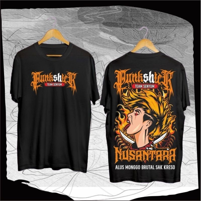 kaos PUNKSHTER V4 FULL PUNGGUNG - kaos PSHT - kaos PSHT katun - bisa custom ganti nama wilayah/kota