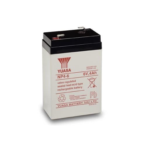 Baterai YUASA 6 Volt 4 Ah Original Aki Kering Accu 6volt 6v 4Ah Asli