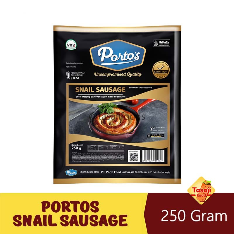 

Portos Snail Sausage 250gr Sosis Sapi dan Ayam Bratwurts