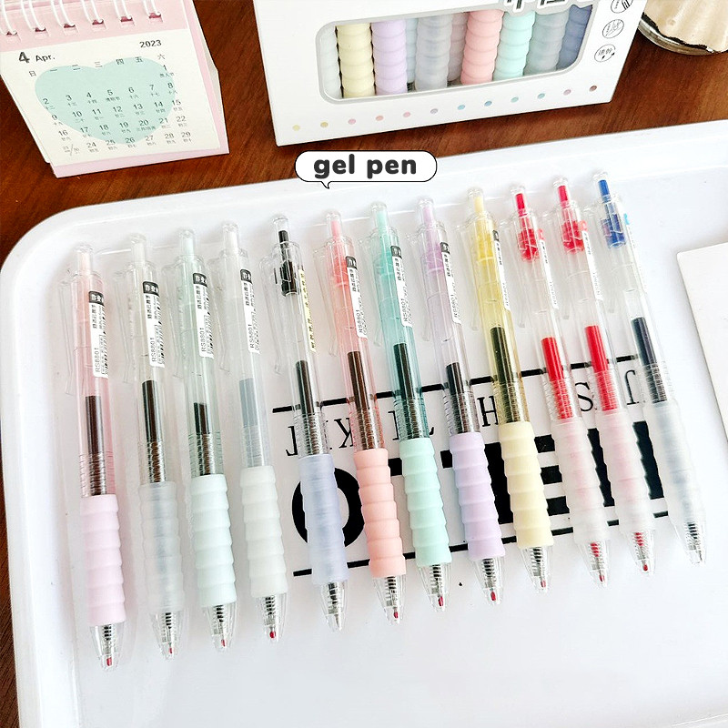 

Gel Pen Pulpen Gel Hitam Merah 2 Warna 0.5mm 1 PCS